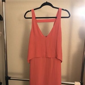 Flowy dress - coral